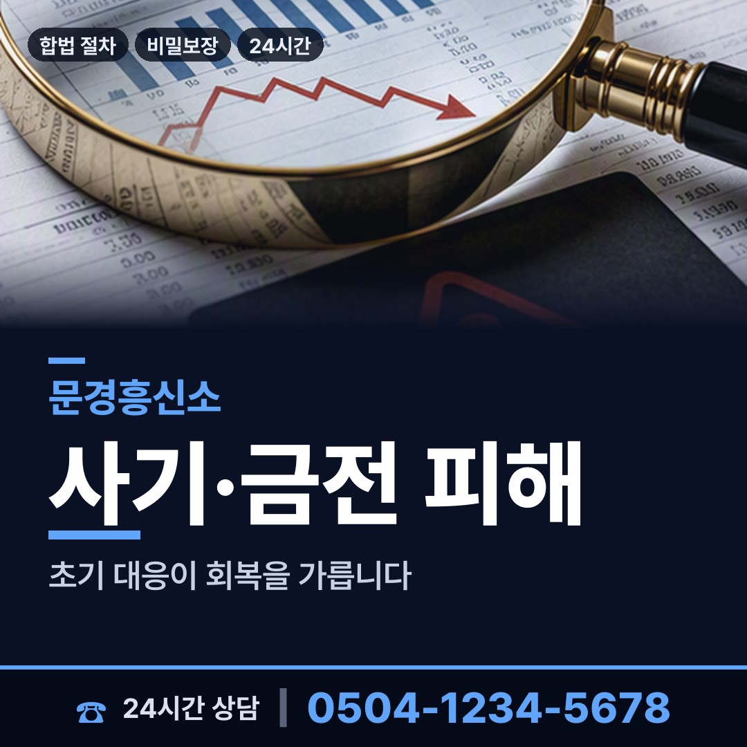 문경 점촌3동 보증금사기 상담 안내